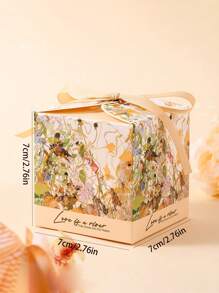 10pcs/Pack Wedding Favors Candy Gift Box Party Decoration Boxes With Ribbons