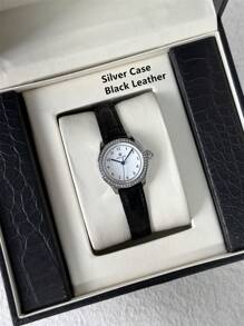 Pablo Raez 1 stuk zilveren sieraden horloges ontwerp zomer accessoires modieuze dames horloge roestvrij staal IPS vergulde kast vintage & luxe top gloednieuwe AAA Ins stijl kleine klok zachte zwarte microvezel armbanden ketting 50M waterdicht quartz horloge blauwe tijdsregelaar elegante & veelzijdige wijzerplaat leuke leraar cadeaus uren voor vrouwelijke vriend of familie geschikt voor dagelijks leven/werk/feest decoratie verjaardag afstuderen huwelijkscadeaus