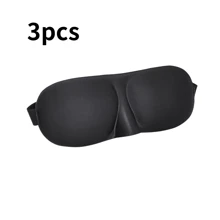 Antifaz para los ojos de esponja 3D, antifaz para la siesta, antifaz de esponja 3D ligero y transpirable