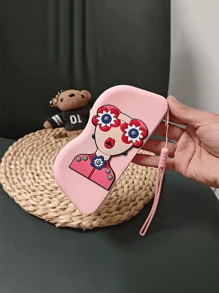 Un étui en silicone pour ranger des lunettes, avec une poignée pour le suspendre, adapté aux déplacements et à une utilisation portable. Il est imperméable et antichoc, conçu pour protéger les lunettes de la poussière. Parfait pour les fêtes de révélation du sexe, les anniversaires, les mariages, les fêtes. Cadeau idéal pour les collègues, les amis et la famille, la rentrée scolaire