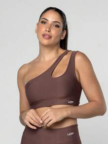LOT FITNESS Fitness Set Gym Top And Leggings Polyamide Women's Gym Clothing - Rust Brown - View 2