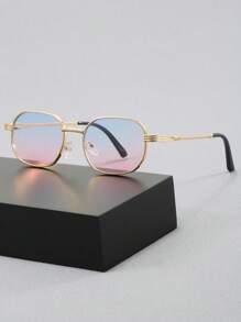1 par de gafas de moda vintage estilo Y2K cuadradas, gafas de viaje para exteriores y playa, decoración personalizada, gafas de moda estilo street snap