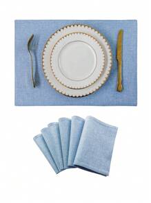 1 Buah Alas Meja Makan Bordir Personalisasi, Alas Meja, Mudah Dibersihkan, Alas Meja Luar Ruangan Modern untuk Meja Dapur, Dekorasi Dalam Ruangan untuk Hari Valentine, Hadiah Hari Ibu - MultiWarna - View 11