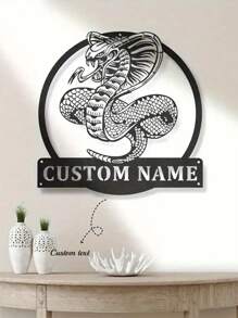 A Custom Cobra Iron Decoration With Personalized Cold-Blooded Snake Metal Hangings Is The Perfect Gift For Reptile Lovers Gifts Birthday Graduation