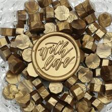 100pcs/Pack Metal Wax Seal Beads, Octagonal, For Envelope Seals, Wedding Invitations, Gift Packaging - Multicolor - View 16