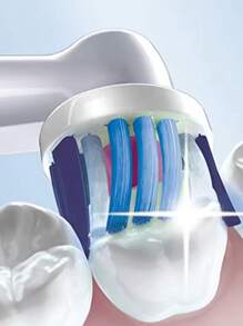 Cabezal de cepillo de dientes de repuesto Oral-B Original EB18 para cepillo de dientes eléctrico giratorio Oral B de limpieza de precisión 3D (el modelo del cabezal del cepillo se envía de forma aleatoria) - Multicolor - Ver 5