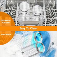 Rolling Grilling Baskets Outdoor Accessories, Stainless Steel Cylinder Tubes, Vegetable Cage Veggie, Large Round Mesh Rotation, Grill Bbq Basket Nets Veggies Barbecue Round Net Cylinders, Barbeque Kabob Fish Meat Gear Gift, Cylinder Cage Cooking Accessories For Veggie, Fish, Meat,Gift For Men,For Valentine's Day, Mother's Day, Father's Day, Outdoor Barbecue Festival