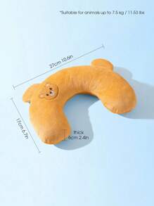 市场 1 件装镇静狗猫枕头，柔软蓬松狗床枕头，U 型缓解焦虑狗颈枕，宠物舒缓玩具，用于缓解关节疼痛和改善睡眠质量 - 彩色 - 查看 8