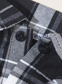 1pc Red Bow Tie & Black White Plaid Pet Shirt Set, Suitable For Indoor/Outdoor Wedding Outfit For Cats & Dogs