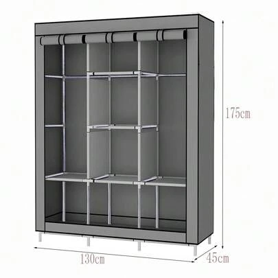 Armario Organizador de Ropa Plegable Modular con Tela