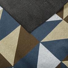 Living Room Bedroom Rug 1.00m X 1.35m Non-Slip - CARAMEL TILE - View 4