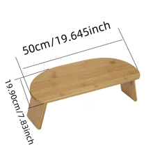 1 pièce de banc de méditation pliable portable, banc de yoga en bois, pour le yoga prana, la méditation, la prière