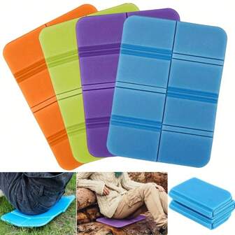 1 stuks set opvouwbare zitkussens voor buiten, draagbare lichtgewicht mini waterdichte opvouwbare mat voor backpacken, vuilafstotende vochtbestendige opvouwbare zitmat voor kamperen, wandelen, picknicken, trekking
