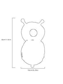 Almohadilla protectora para la cabeza del bebé con mochila para caminar y gatear, con elementos navideños, protección ajustable para caminante de bebé, almohadilla de seguridad para la cabeza del bebé con mochila para gatear, diseño de abeja, Navidad