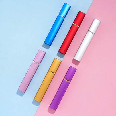 便携式旅行可再填充香水/化妆品容器瓶，防漏迷你喷雾瓶，多巴胺彩色香水倾析瓶，重返校园