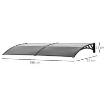 Outsunny Patio Awnings - màu đen - Xem 5