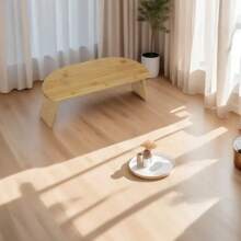 1 pièce de banc de méditation pliable portable, banc de yoga en bois, pour le yoga prana, la méditation, la prière