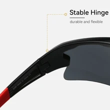 1 件装全新设计迷彩军用护目镜，战术防风眼镜，适用于气枪、骑行 - 黑色 - 查看 4