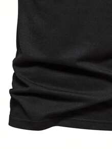 Men's Solid Color Short Sleeve Casual Polo Shirt, Simple & Fashionable For Everyday Wear