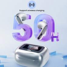 JBL Słuchawki Bluetooth LIVE FLEX 3 True Wireless Bluetooth Smart Touch Screen Adaptacyjna redukcja szumów Półdouszne Bluetooth 5.3 Niskie opóźnienie Wysokiej jakości przetwornik 10 mm Dark Night Black