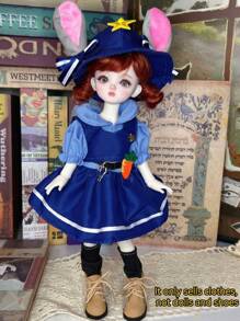 1pc Retro Style Doll Clothes, Suitable For 6-Inch BJD/30cm Dolls. Unique Designs Including Sporty, Academic Styles, A Dream Outfit Collection For Doll Lovers, Adorable For Girls. (This Series Of Doll Clothes Are Suitable For 30cm Dolls, Due To Different Doll Shapes, The Tightness And Length May Vary Slightly. The Handmade Miniature Garments May Have Minor Handcraft Flaws, Which Do Not Affect The Overall Effect. Buyers With Concerns May Want To Consider Carefully)