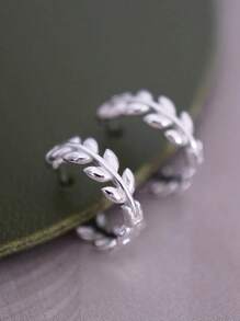 1 paire de jolies boucles d'oreilles créoles pour femmes, parfaites pour les fêtes, les fiançailles, les anniversaires. Un cadeau idéal pour la Saint-Valentin, pour la mère, pour la Fête des Mères. - 1# - Voir 3
