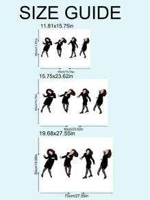 1pc Movie Dance Art Poster: Frameless Wall Decor, Modern Funny Artistic Wall Decor, Office, Bedroom Wall Art, Living Room Wall Decor, Dining Room Wall Decoration, Kitchen Decorative, Study Room, Corridor, Dormitory Decoration, Ideal Gift For Friends, Wall Arts, Wall Decoration, Home Decoration, Room Decoration Canvas Painting ,Posters,Frameless Gifts Birthday Graduation