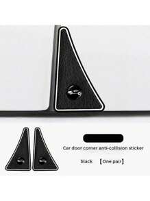 2pcs Universal Car Door Edge Guards - Bumper Protector, Door Sill Scuff Plate - Easy Installation, Auto Accessories Fit For Various Models