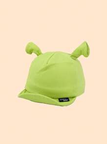 Kids Bucket Hat, Adorable Mint Green Cap, Same Style As Steve, Cartoon Design, Extended Brim, Spring/Summer Sun Hat, Suitable For Boys And Girls, 1-6 Years Old, Fashionable & Versatile Children Baseball Cap - Beige - View 17