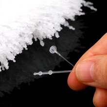 1000PCS Locks PP Commodity Clothes Price Label Tagging Pins Plastic Loop Pin Lock Pins Rope Pin Line Tag