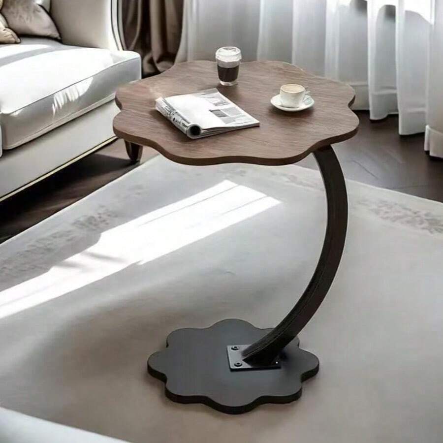 Uma moderna casa sofá mesa lateral pequena mesa de centro redonda mesa de centro luz luxo moderno sala de estar casa pequeno apartamento mesa lateral de centro