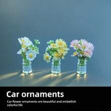 3 szt. Śliczne Mini Realistyczne Wnętrze Samochodu Deska Rozdzielcza Dekoracja