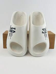 Women's Summer Outdoor Casual Coconut Slippers, Breathable Flip Flops, Lightweight Soft EVA Cloud Wave Sports Sandals, Beach Slippers