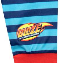 Blaze and the Monster Machines Pyjamas | Blaze Boys' Pyjama Sets | Long Sleeve Kids PJs - Blue - View 6