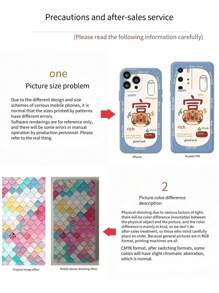 Fashion Cute Cartoon Dense Brown Bear Pattern Tpu Transparent Simple Cream Color Phone Case Anti Shock Soft Anti Drop Phone Case Phone Protection Case IPhone 16 15 14 13 12 11 7/8 X XS XR Plus Pro Max Valentine's Day Gift