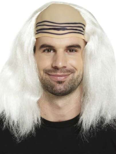 Crazy Scientist Wig – Adult Mad Scientist Halloween Costume Accessory By Henbrandt