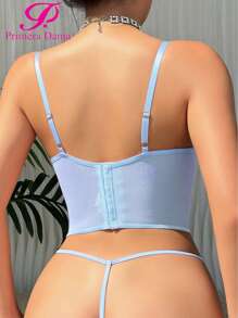 PRIMERA DAMA Sexy Lace Lingerie Two Piece Set