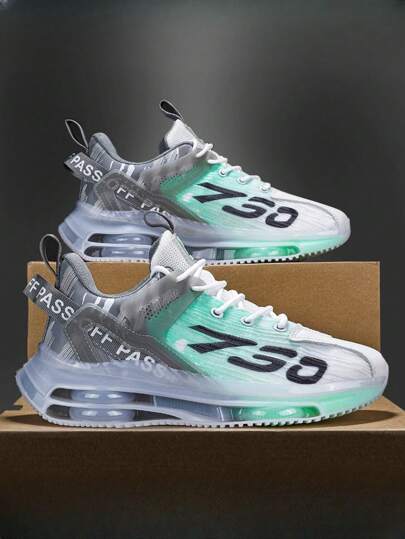 (Taille petite, il est recommandé de commander une taille au-dessus) Chaussures de sport casual pour hommes, doublure confortable, convenant à toutes les saisons, baskets respirantes en maille antidérapantes et amortissantes, style casual de rue, chaussures BasketsSneakers