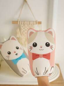 1pc Baby Bath Glove, Double-Sided Infant Bath Brush, Cute Cartoon Baby Shower Bath Towel