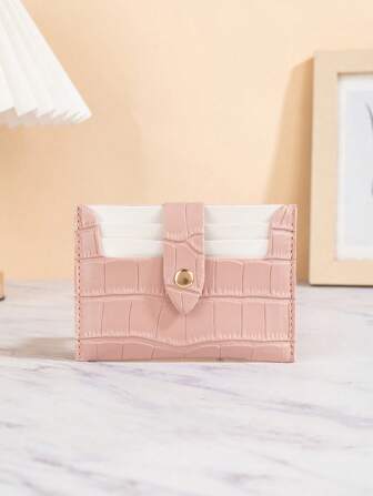 全新 女士 信用卡夹 钱包 多槽零钱包 简约设计 女士 证件夹 可爱 迷你钱包 钱包 卡包