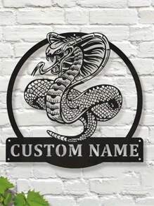 A Custom Cobra Iron Decoration With Personalized Cold-Blooded Snake Metal Hangings Is The Perfect Gift For Reptile Lovers Gifts Birthday Graduation