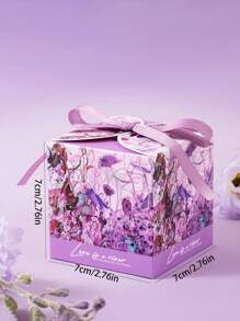 10pcs/Pack Wedding Favors Candy Gift Box Party Decoration Boxes With Ribbons