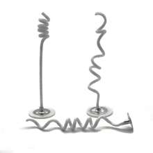 100 件全灯芯，用于 DIY 大豆蜡烛制作，包括蜡熔炉和底部支架