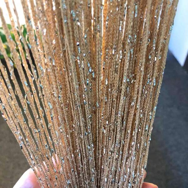 2 Pack Door Curtain 100 X 200cm Fly Screens For Doors, Beaded Door Curtain String Curtain For Doors, Door Fly Screen Curtain For Doorways