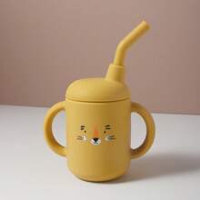 120ml 婴儿硅胶饮水杯，幼儿防掉吸管训练杯 - 彩色 - 查看 13