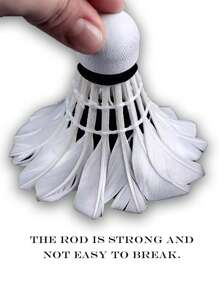 1pc Feather Shuttlecock Bucket, High-Speed Training Badminton Shuttlecocks With Great Stability, Suitable For Professional Competitions, Outdoor Games, Corporate Events
