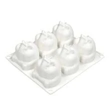 1 Peça Molde de Silicone em Formato de Hamster para Formas de Bolos, Sobremesas, Bolos Mousse, Formas em Formato de Coração para Fazer Sabonete Artesanal, Molde de Chocolate