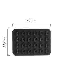 1 个硅胶吸盘手机壳支架，强力抓握支架，适合自拍和视频，免提粘性手机手柄，兼容 iPhone 和 Android 设备