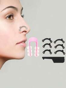 Dispositivo para moldear la nariz, 1/3 juegos: pinza nasal invisible e indolora - Corrector de entrenamiento facial