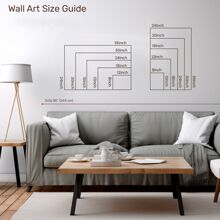 1pc Framed Canvas Wall Art, Light Blue Canvas Wall Art Slow Down You're Doing Fine Retro Light Blue Ace Of Hearts Playing Card Print Poster Art Print Canvas Poster, Ideal Gift For Bedroom Living Room Hallway Dorm Wall Decor - 彩色 - 查看 8